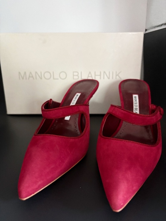 Manolo Blahnik Shoes - Manolo Blahnik Campari Mule